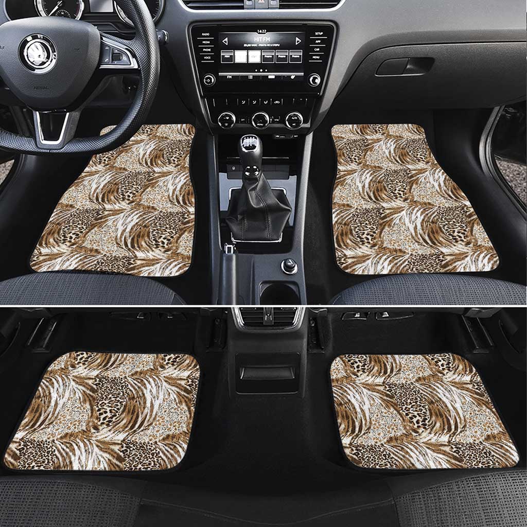 African Wild Animal Skins Car Mats Leopard Pattern - African Pride