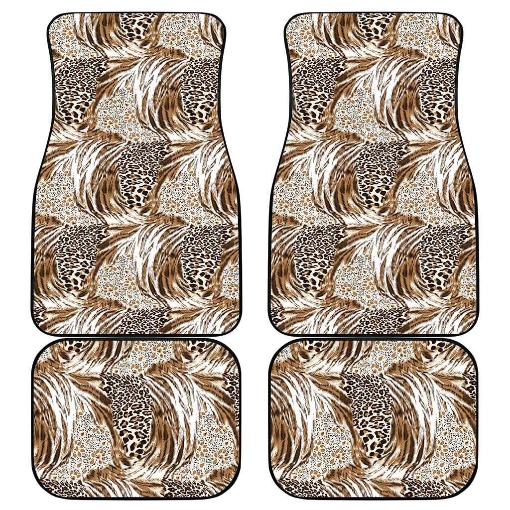African Wild Animal Skins Car Mats Leopard Pattern - African Pride