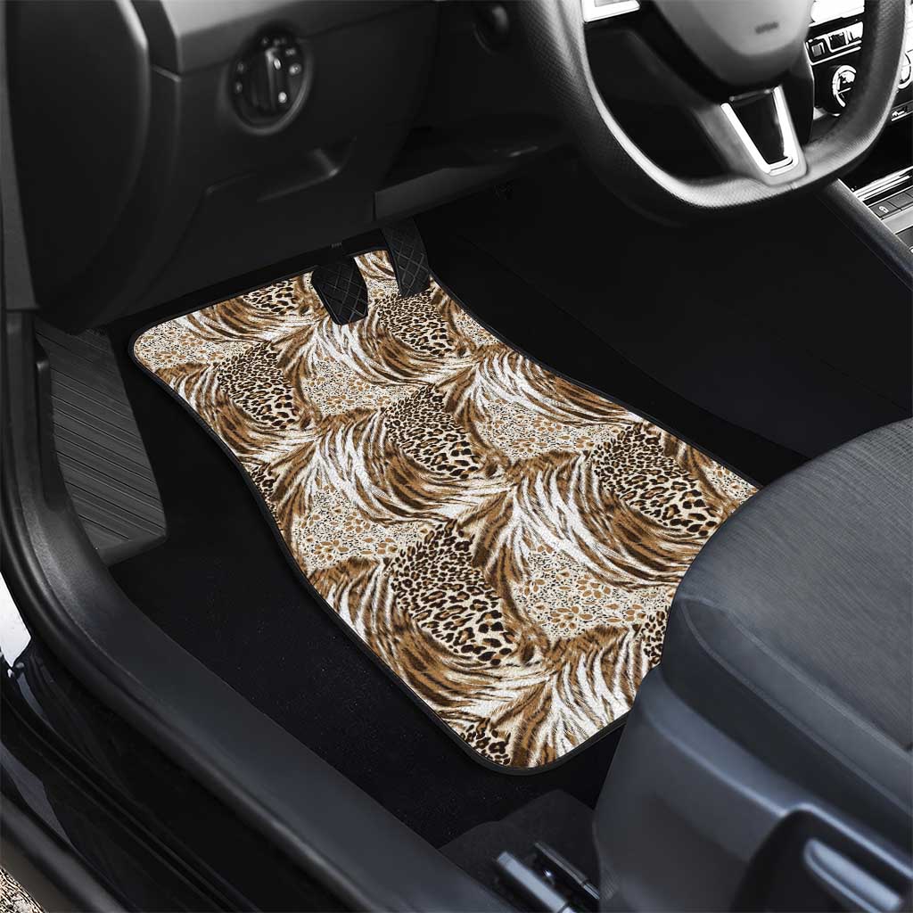 African Wild Animal Skins Car Mats Leopard Pattern - African Pride