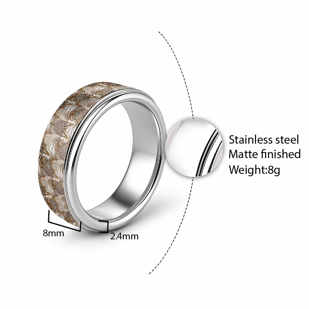 African Wild Animal Skins Classic Ring Leopard Pattern - African Pride