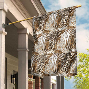 African Wild Animal Skins Garden Flag Leopard Pattern - African Pride