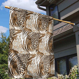 African Wild Animal Skins Garden Flag Leopard Pattern - African Pride