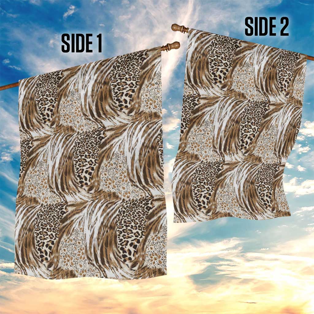 African Wild Animal Skins Garden Flag Leopard Pattern - African Pride