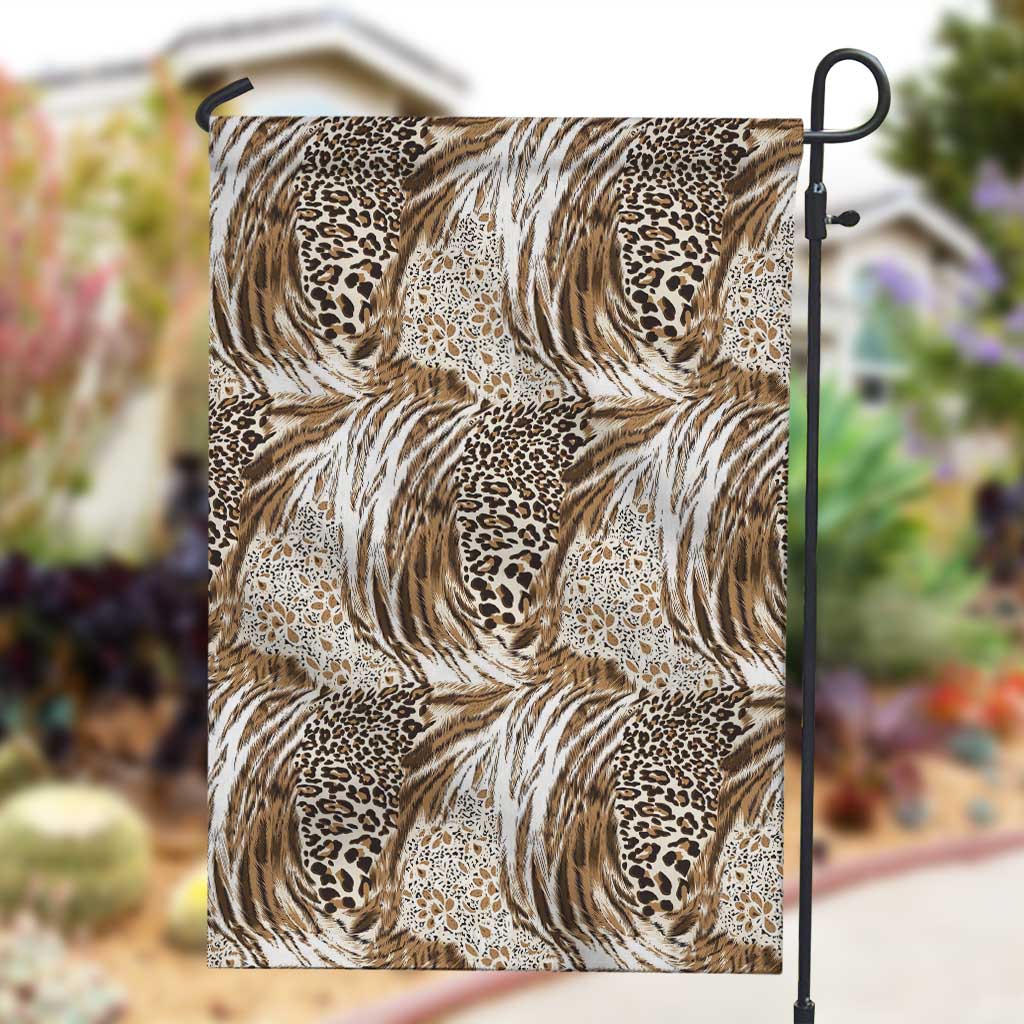 African Wild Animal Skins Garden Flag Leopard Pattern - African Pride