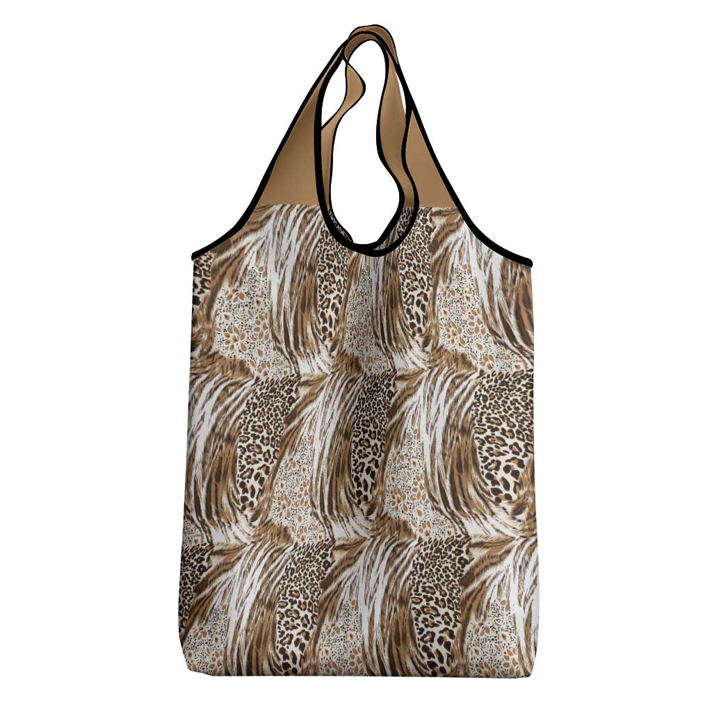 African Wild Animal Skins Grocery Bag Leopard Pattern - African Pride