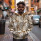 African Wild Animal Skins Hoodie Leopard Pattern - African Pride