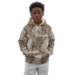 African Wild Animal Skins Kid Hoodie Leopard Pattern - African Pride