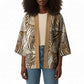 African Wild Animal Skins Kimono Leopard Pattern