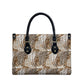 African Wild Animal Skins Leather Bag Leopard Pattern