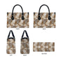 African Wild Animal Skins Leather Bag Leopard Pattern