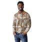 African Wild Animal Skins Long Sleeve Polo Shirt Leopard Pattern - African Pride