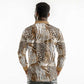 African Wild Animal Skins Long Sleeve Polo Shirt Leopard Pattern - African Pride