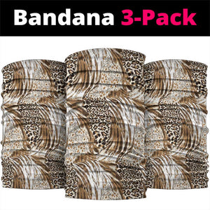 African Wild Animal Skins Neck Gaiter Leopard Pattern - African Pride