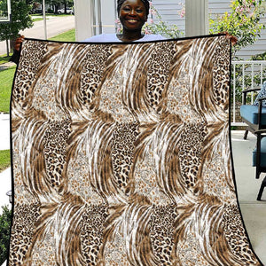 African Wild Animal Skins Quilt Leopard Pattern - African Pride
