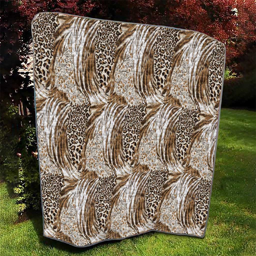 African Wild Animal Skins Quilt Leopard Pattern - African Pride