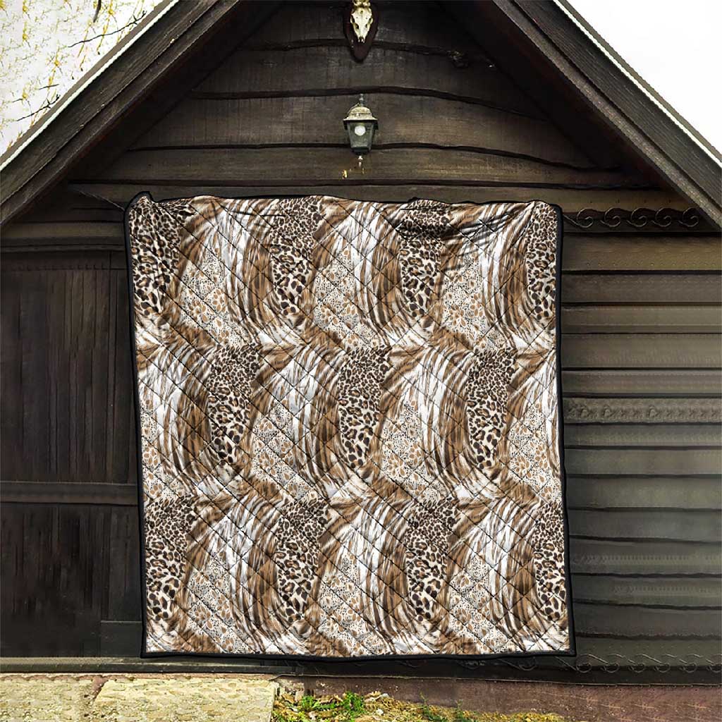 African Wild Animal Skins Quilt Leopard Pattern - African Pride