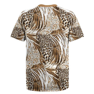 African Wild Animal Skins Rugby Jersey Leopard Pattern - African Pride