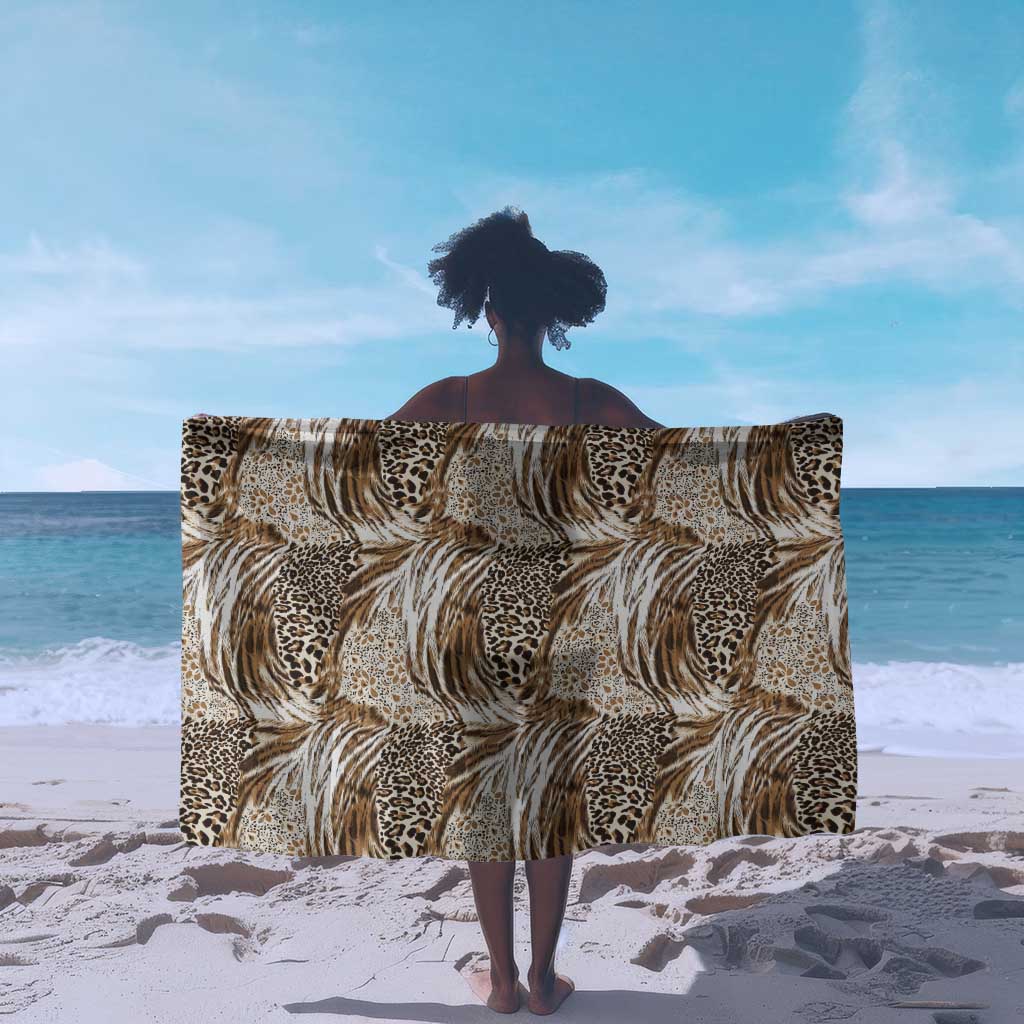 African Wild Animal Skins Sarong Leopard Pattern - African Pride