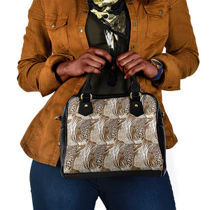 African Wild Animal Skins Shoulder Handbag Leopard Pattern - African Pride