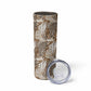 African Wild Animal Skins Skinny Tumbler Leopard Pattern - African Pride