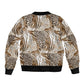 African Wild Animal Skins Sleeve Zip Bomber Jacket Leopard Pattern - African Pride