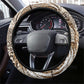 African Wild Animal Skins Steering Wheel Cover Leopard Pattern - African Pride