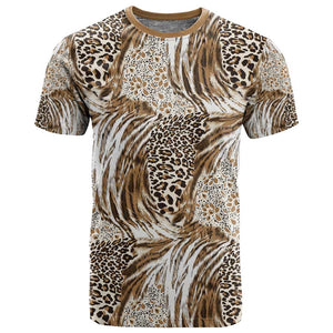 African Wild Animal Skins T shirt Leopard Pattern - African Pride
