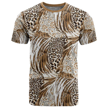 African Wild Animal Skins T shirt Leopard Pattern - African Pride