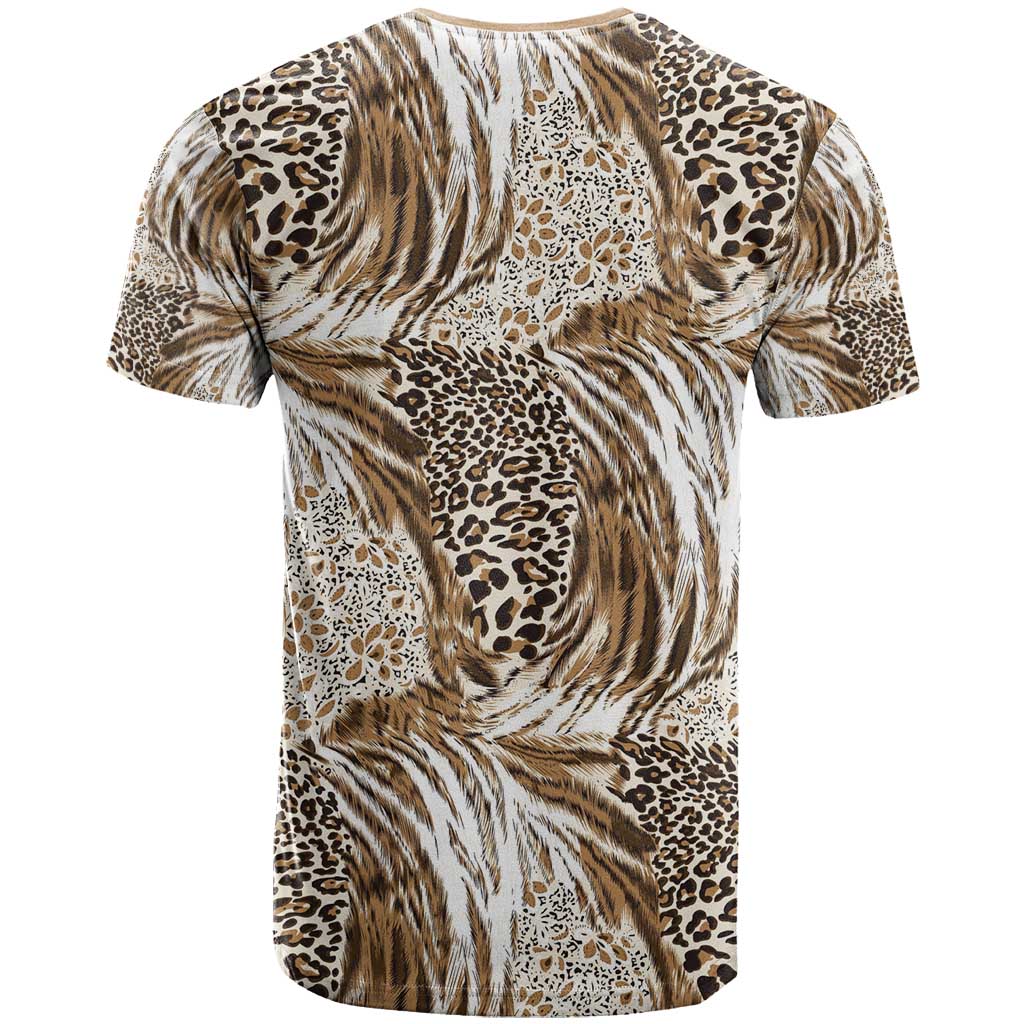 African Wild Animal Skins T shirt Leopard Pattern - African Pride
