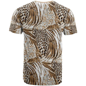 African Wild Animal Skins T shirt Leopard Pattern - African Pride