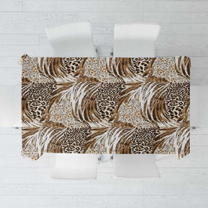 African Wild Animal Skins Tablecloth Leopard Pattern - African Pride