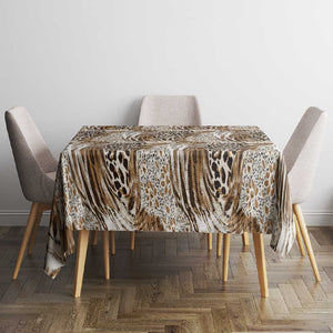 African Wild Animal Skins Tablecloth Leopard Pattern - African Pride