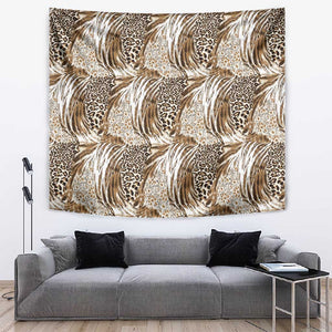 African Wild Animal Skins Tapestry Leopard Pattern - African Pride