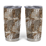 African Wild Animal Skins Tumbler Cup Leopard Pattern - African Pride