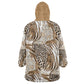 African Wild Animal Skins Wearable Blanket Hoodie Leopard Pattern - African Pride