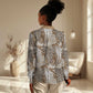 African Wild Animal Skins Women Casual Shirt Leopard Pattern - African Pride