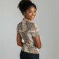 African Wild Animal Skins Women Polo Shirt Leopard Pattern - African Pride