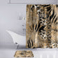 African Wild Animal Skins Bathroom Set Zebra Tiger Leopard Mix Skin