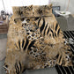 African Wild Animal Skins Bedding Set Zebra Tiger Leopard Mix Skin - African Pride