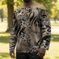 African Wild Animal Skins Hockey Jersey Zebra Tiger Leopard Mix Skin