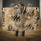 African Wild Animal Skins Hooded Blanket Zebra Tiger Leopard Mix Skin - African Pride
