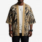 African Wild Animal Skins Kimono Zebra Tiger Leopard Mix Skin