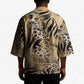 African Wild Animal Skins Kimono Zebra Tiger Leopard Mix Skin