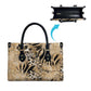 African Wild Animal Skins Leather Bag Zebra Tiger Leopard Mix Skin
