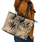 African Wild Animal Skins Leather Tote Bag Zebra Tiger Leopard Mix Skin - African Pride