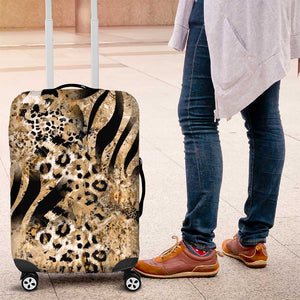 African Wild Animal Skins Luggage Cover Zebra Tiger Leopard Mix Skin - African Pride