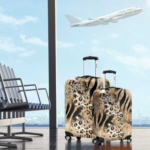 African Wild Animal Skins Luggage Cover Zebra Tiger Leopard Mix Skin - African Pride