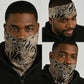 African Wild Animal Skins Neck Gaiter Zebra Tiger Leopard Mix Skin - African Pride