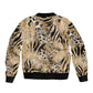 African Wild Animal Skins Sleeve Zip Bomber Jacket Zebra Tiger Leopard Mix Skin - African Pride