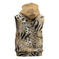 African Wild Animal Skins Sleeveless Hoodie Zebra Tiger Leopard Mix Skin - African Pride